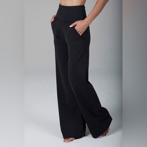 KiraGrace High Waist Wide Leg Pant | Size L Tall | 34” Inseam | Black